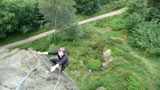 Carmen on Chevin Buttress