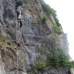 Simon's feet while leading pitch 2 of Zelda HS 4b ***