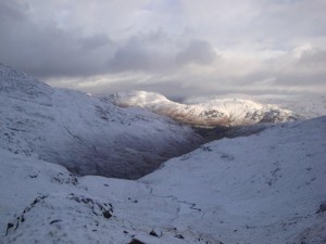 Looking back down Deepdale