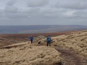 Early afternoon sunshine on Kinder