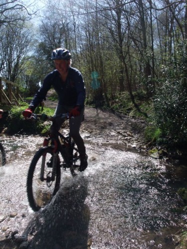 Andrew making a splash