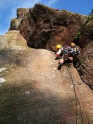 Will on Allan's Crack at Brimham