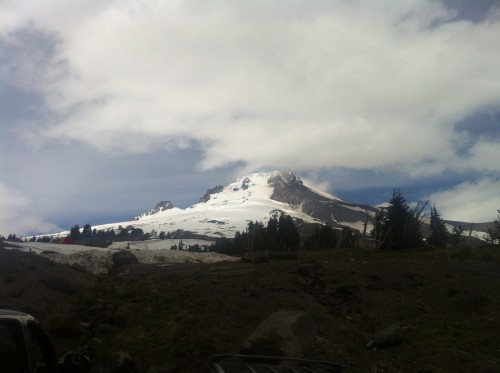 We skied from the summit to the point I took this photo!