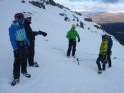 Graham teaching on Aonach Mor